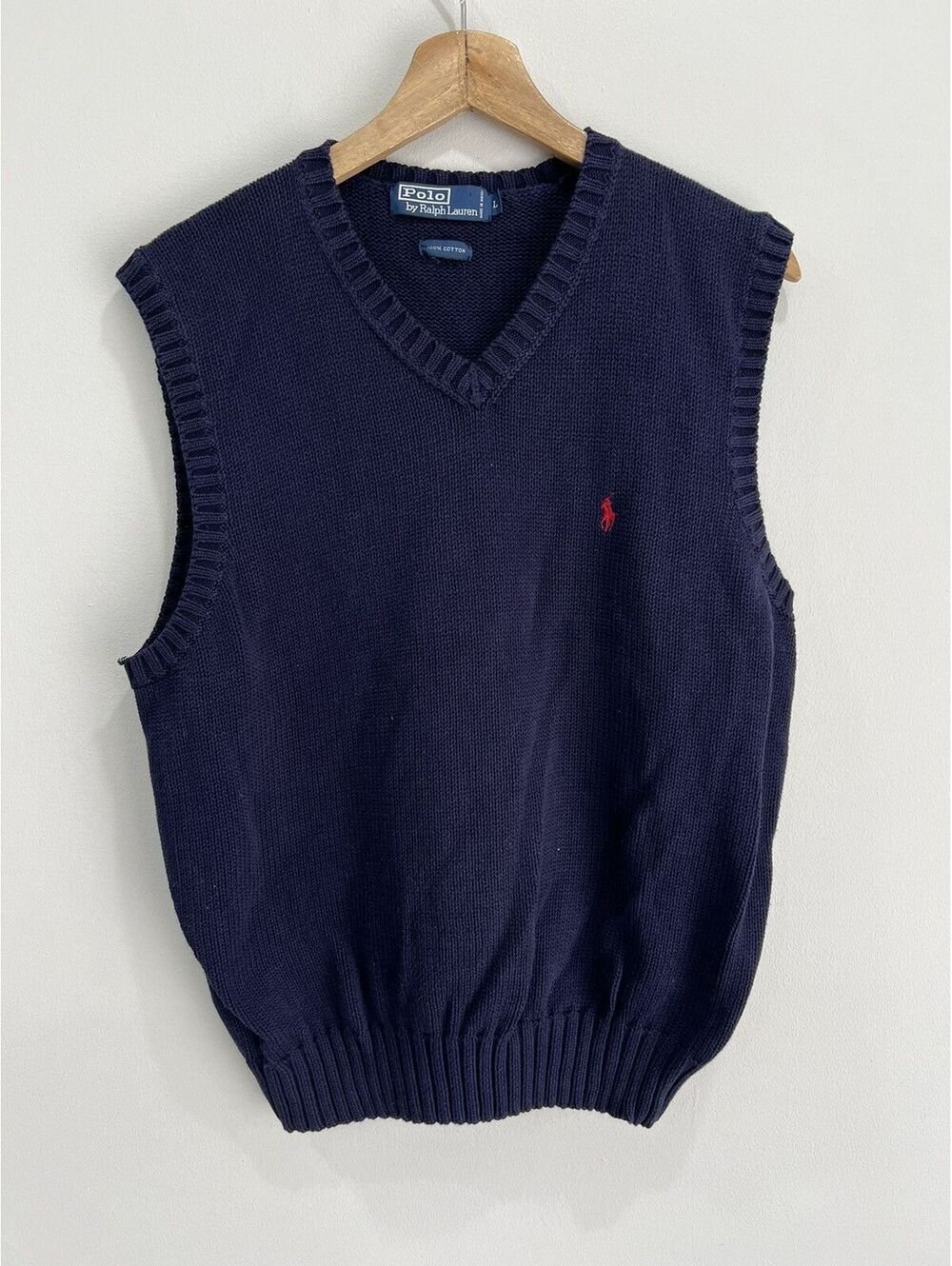 Vintage Ralph Lauren Cable Sweater Knit Vest